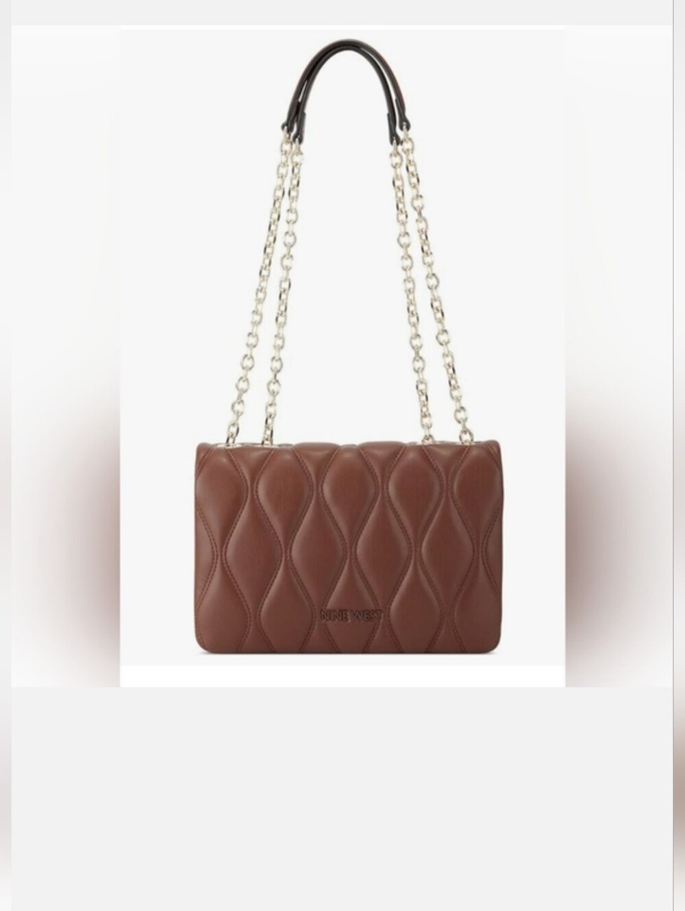Nine West Aurelie Convertible XBody Flap Bag, Mahogany